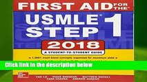 [FREE] First Aid for the USMLE Step 1 2018, 28th Edition