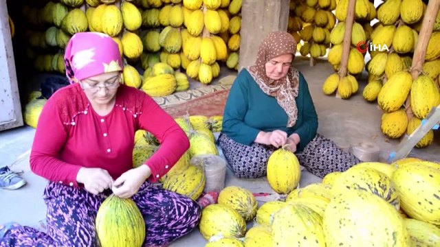 Kırkağaç’ta 30 bin ton kavun kışlık tüketim için askıda bekletiliyor