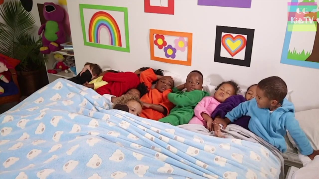 10 In The Bed Ten In The Bed Song Fun Song For Kids CC Kids TV 