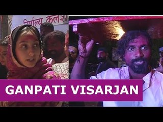 Nora Fatehi attends Remo D&#39;Souza&#39;s Ganpati Visarjan