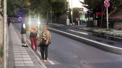 Ataşehir'de hastane önünde yol parası bahanesiyle dilenenlere gözaltı