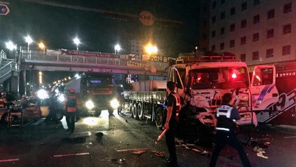 인천에서 음주운전으로 6중 추돌사고...5명 다쳐 / YTN