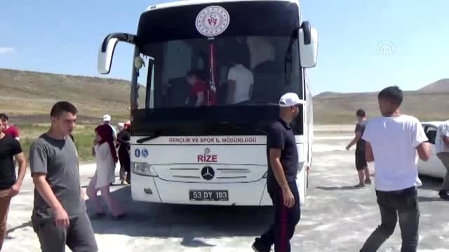 Rize Gençlik Merkezi öğrencileri, Karapınar'ı gezdi - KONYA