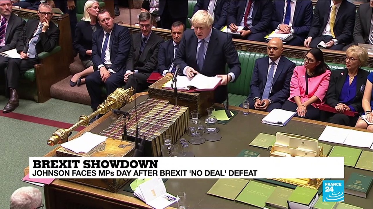 Brexit showdown: PM Boris Johnson faces MPs a day after Brexit 'no deal' defeat