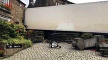See the Pictures! Semi Truck Crashes into English Cottage Made Famous by Richard Gere Film