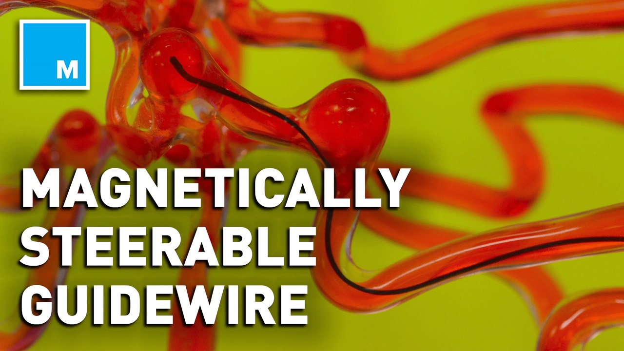 Magnetic thread could one day be used to clear blood clots in the brain