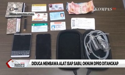 Diduga Membawa Alat Isap Sabu, Oknum DPRD di Sumut Ditangkap