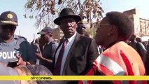 Head of South Africa Police to meet demonstrators