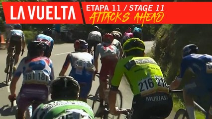 Attaque dans le groupe de tête / Attacks in the breakaway group - Étape 11 / Stage 11 | La Vuelta 19