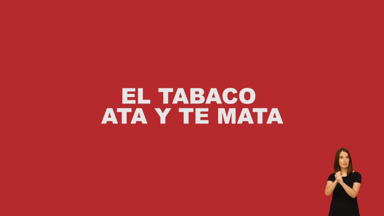 Campaña contra el tabaquismo lanzada por el ministerio de Sanidad