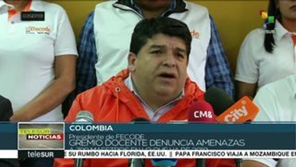 Maestros colombianos denuncian amenazas por parte de paramilitares