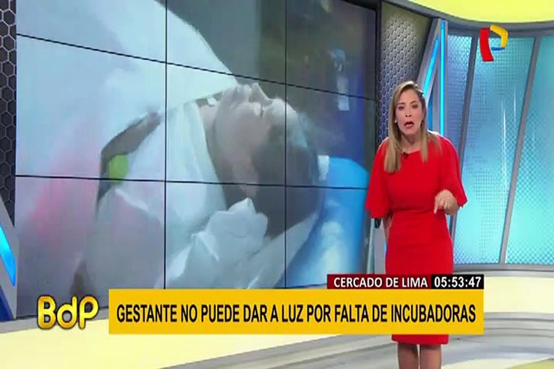 Gestante no pudo dar a luz en Hospital San Bartolomé por falta de incubadoras