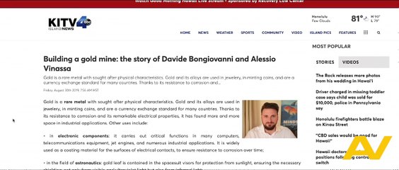 KITV4 abc -  la storia di Davide Bongiovanni e Alessio Vinassa