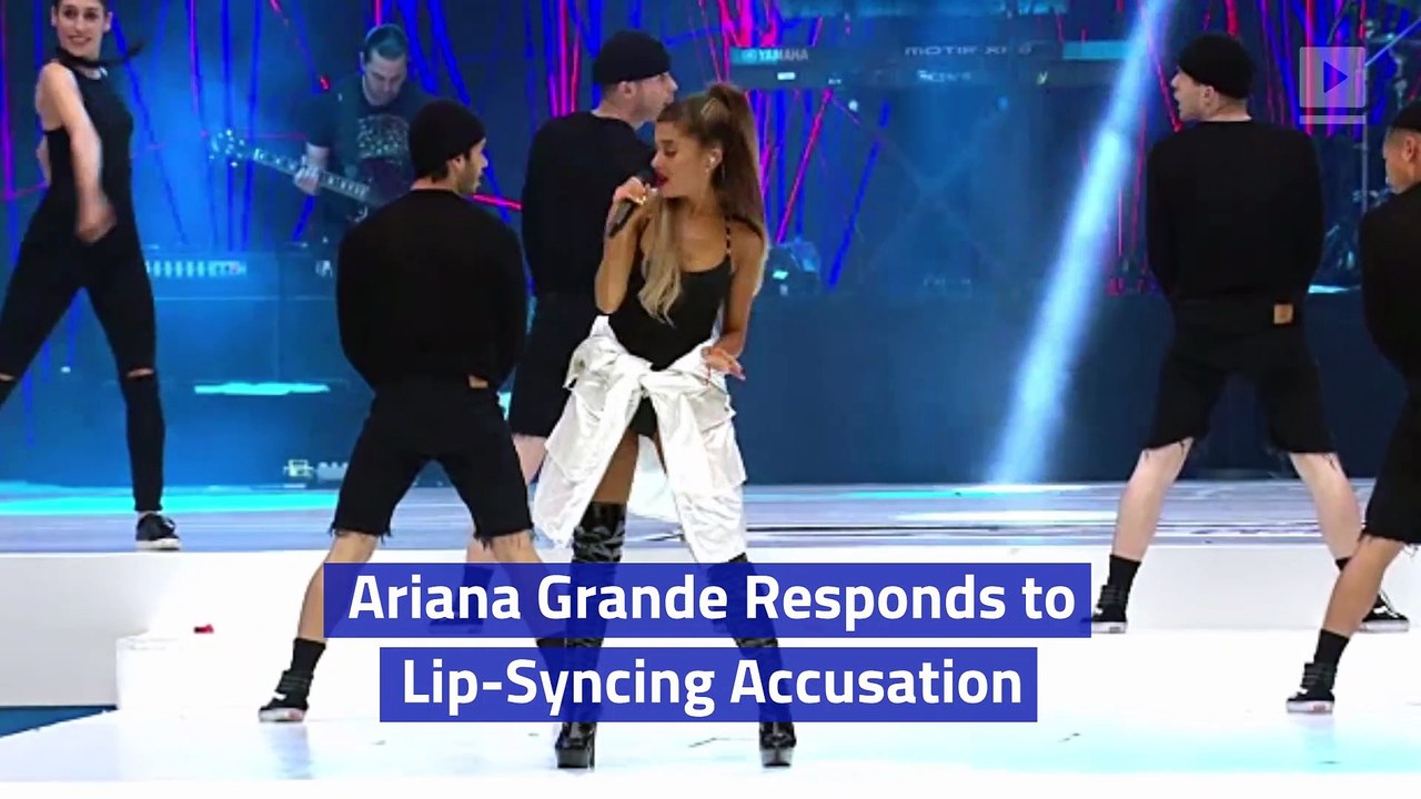 Ariana Grande Responds to Lip-Syncing Accusation