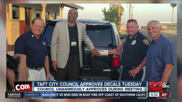 Taft City Council approves In God We Trust decals on police vehicles