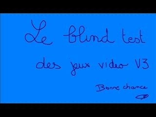 Blind test des musiques de jeux video n°3