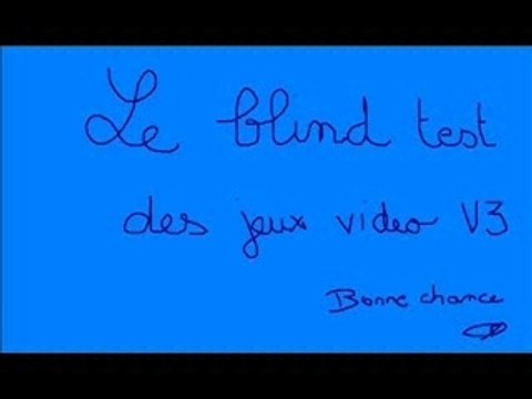 Blind test des musiques de jeux video n°3