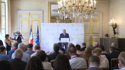 Conférence de presse  Gérard Larcher