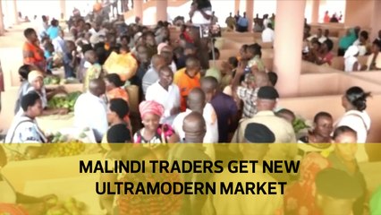 Malindi traders get new ultra modern market