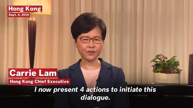 Hong Kong Chief Executive Withdraws Contentious Extradition Bill