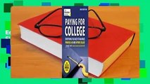 About For Books  Paying for College, 2020 Edition: Everything You Need to Maximize Financial Aid