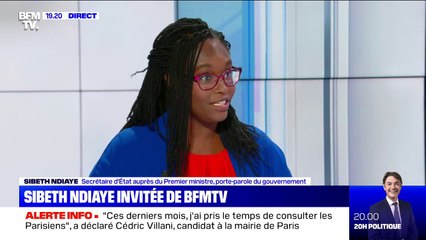 "Je suis déçue par le choix qu'il fait." Sibeth Ndiaye réagit à la candidature de Cédric Villani à la mairie de Paris