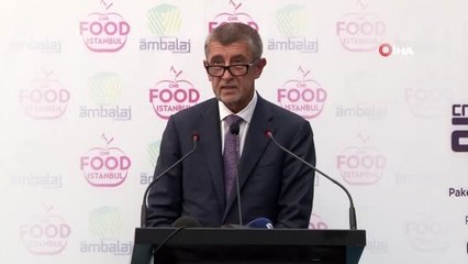 Çekya Başbakanı Babis, İstanbul'da gıda fuarının açılışını yaptı