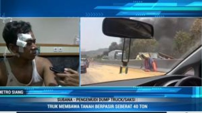 Pengemudi <i>Dump Truck</i> Ceritakan Detik-detik Kecelakaan Maut Tol Cipularang