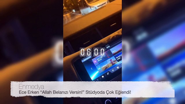Ece Erken “Allah Belanızı Versin!” Stüdyoda Çok Eğlendi! | Ece Erken'in İnstagram Hikayesi #Enmedya