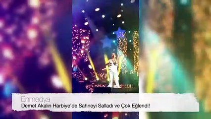 Demet Akalın Harbiye’de Sahneyi Salladı ve Çok Eğlendi!  | Demet Akalın'ın  İnstagram Hikayesi #Enmedya