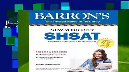 [Read] Barron s SHSAT: New York City Specialized High Schools Admissions Test (Barron s Test