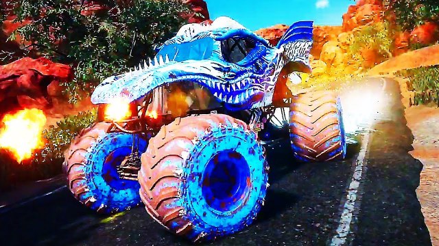 MONSTER JAM STEEL TITANS DLC Fire & Ice Bande Annonce de Gameplay