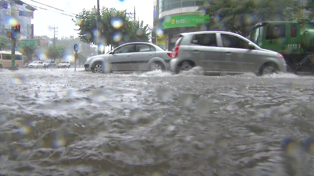 [날씨] 경기 북부 호우특보...태풍 주말 한반도 강타 / YTN