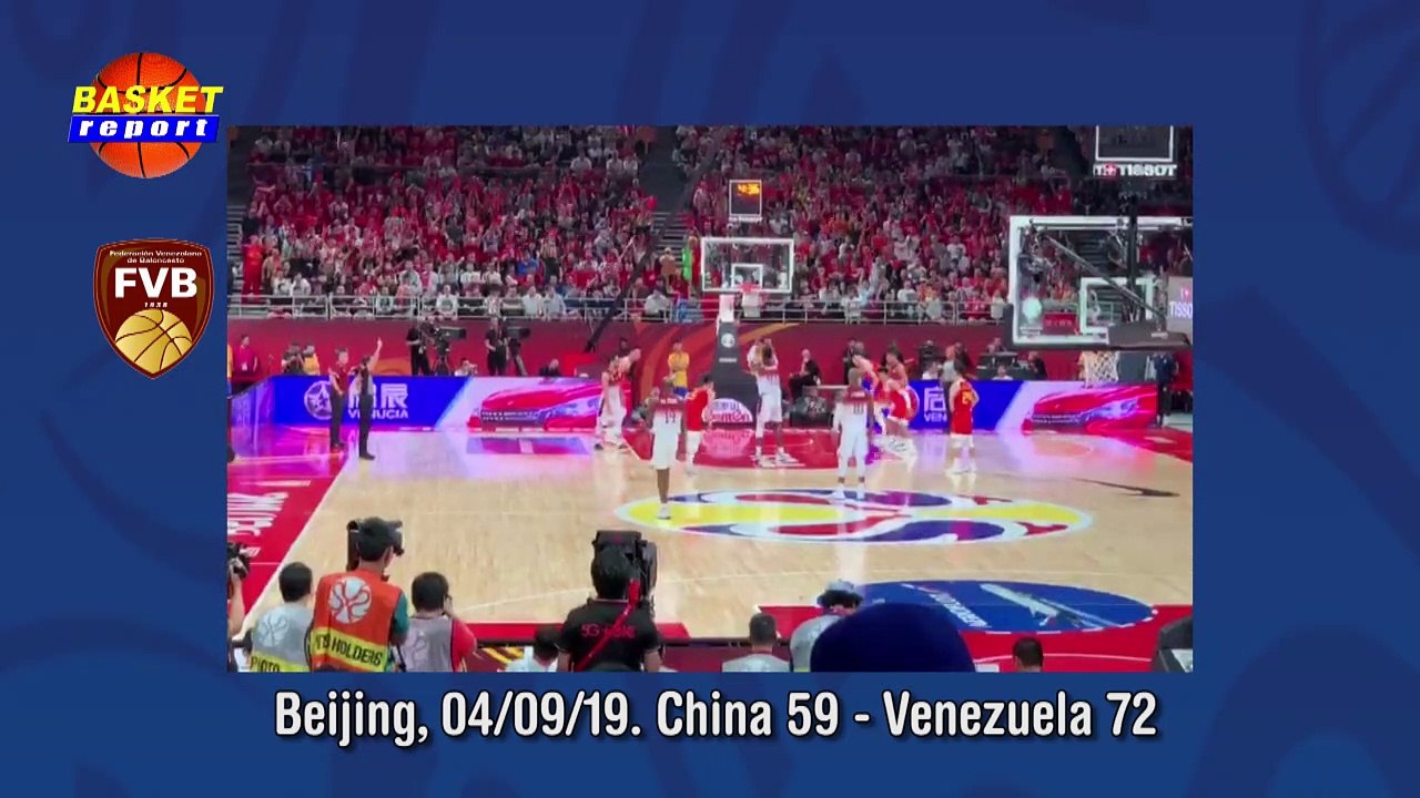China vs Venezuela Post Juego en  Basket Report 4 de Septiembre