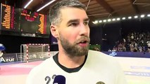 Luka Karabatic après la victoire du PSG Handball à Istres