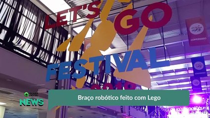 Braço robótico feito com Lego