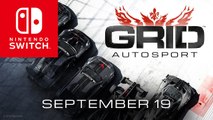 GRID Autosport - Date de sortie Nintendo Switch