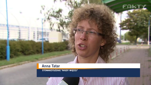 Anna Tatar z NIGDY WIĘCEJ o antysemickich groźbach wobec Dawida Gurfinkiela w Łodzi, 3.09.2019.