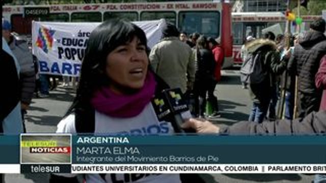 teleSUR Noticias: Argentinos rechazan medidas económicas del gob.