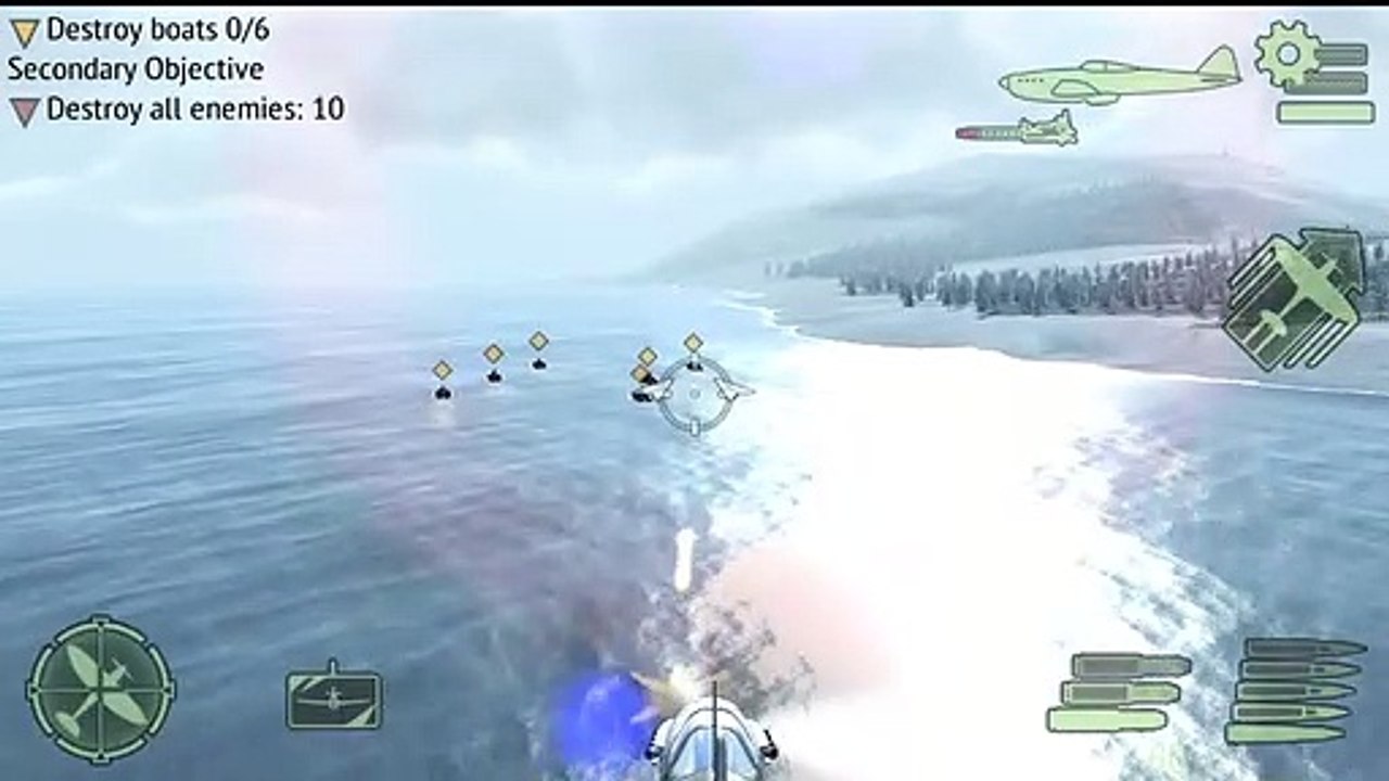 Fighter jets 4 - destroying enemy ships and destroying all enemies - mission incomplete game #game