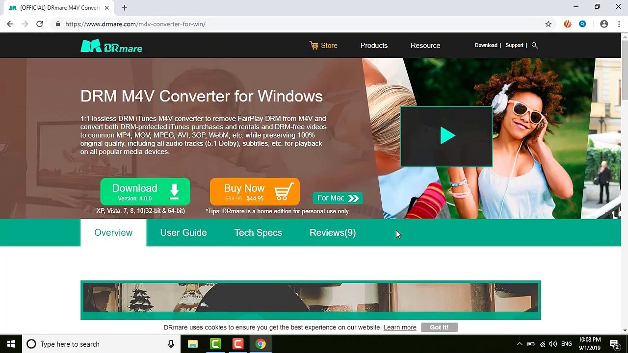 How to Play iTunes M4V on Windows PC Freely