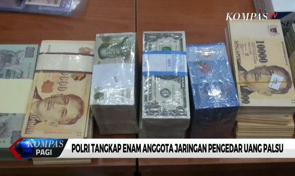 Polisi Sita Uang Palsu Senilai Rp 190 M Jaringan Pengedar Luar Negeri