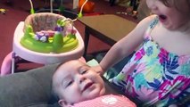Funny Baby Siblings Kissing and Hugging Fail - Fun and Fails Baby Video