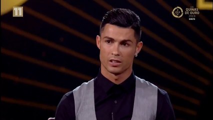 Discurso de Cristiano Ronaldo no Quinas de Ouro 2019