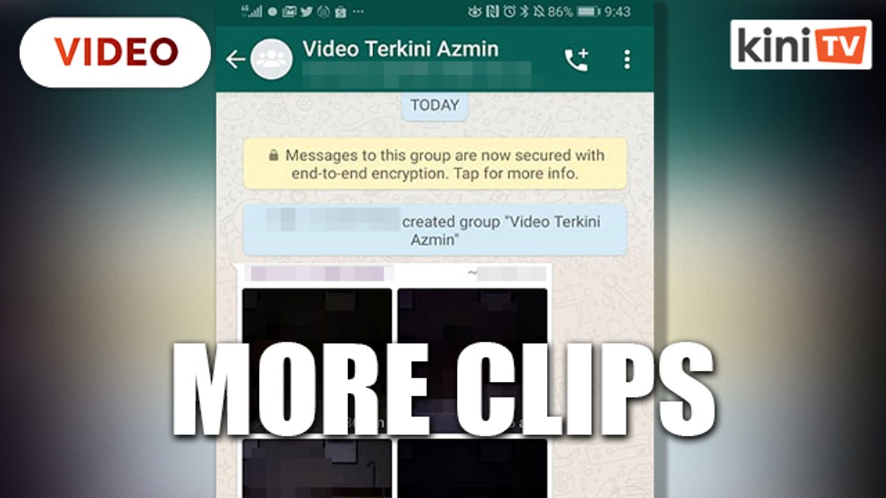 Six three-minute sex clips released again on social media