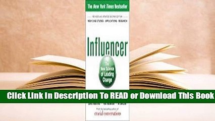 Full E-book Influencer: The New Science of Leading Change  For Online