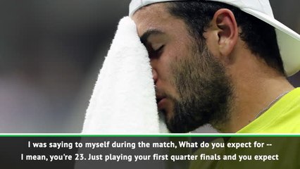 Berrettini not worried by match point nerves after seeing off Monfils