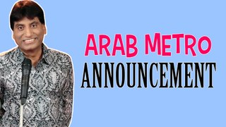 Arab Metro Announcement I Comedy Munch