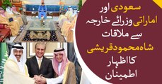 FM Qureshi hopeful Saudi Arabia, UAE won’t disappoint Pakistan