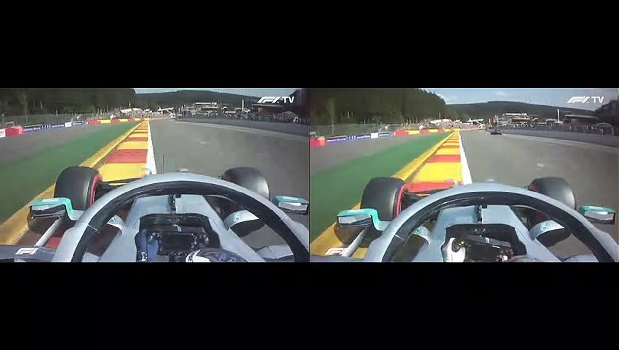 Hamilton vs Bottas - Q3 Laps - Spa 2019